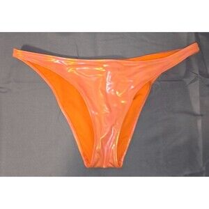 Aerie Cheeky Swim Bathing Suit Bottom Large L Orange New with Tags